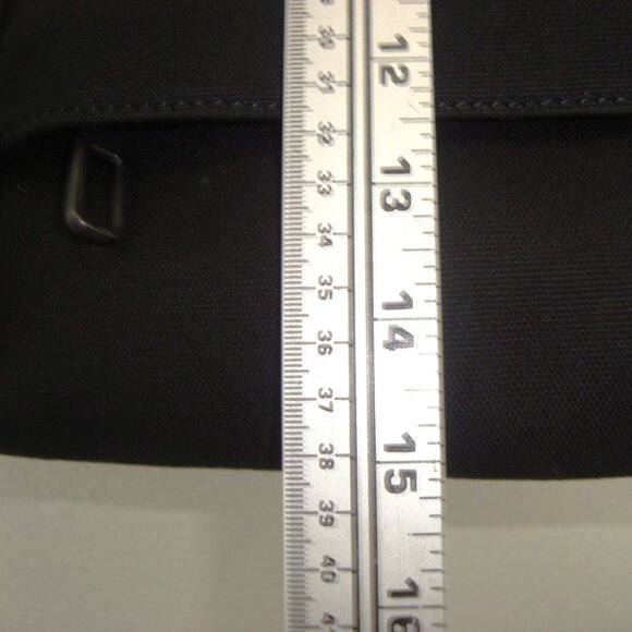 Betabrand Black Leather and Canvas Bag Overnight Tote Duffle Super Quality - Picture 7 of 16